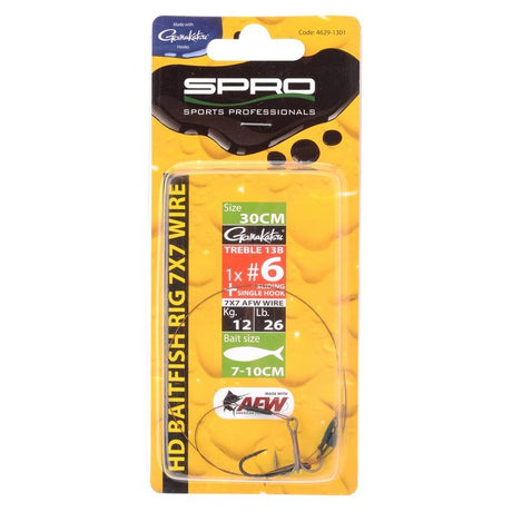 Spro HD Baitfish Rig 45 cm 2xDr Gr. 2 + 1SH 18 kg