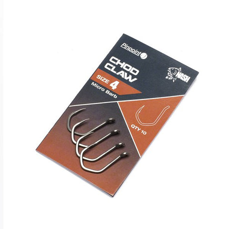 Nash Chod Claw Karpfenhaken (10 Stück)