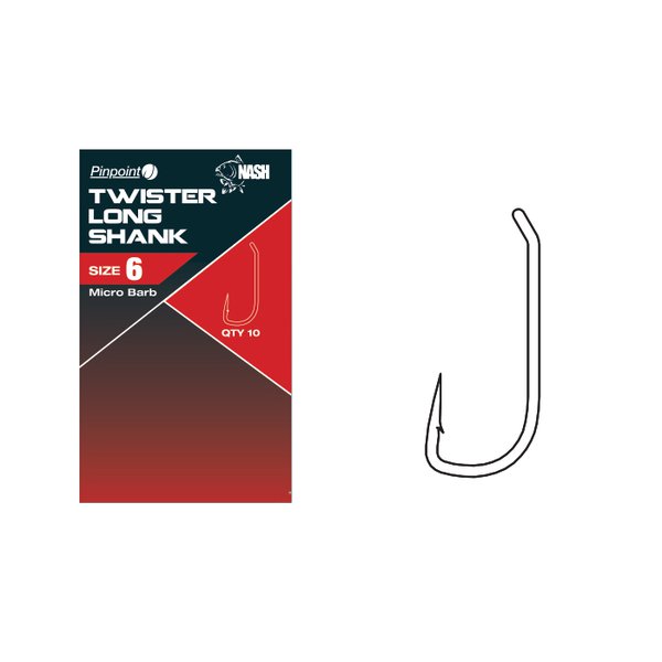 Nash Twister Longshank Karpfenhaken 8