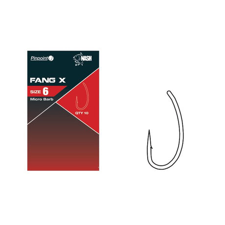 Nash Fang X Karpfenhaken (10 Stück) 8