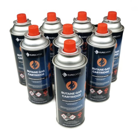 Eurocatch Gaskartusche Butan 227 g – Vorteilspack für Camping & Outdoor