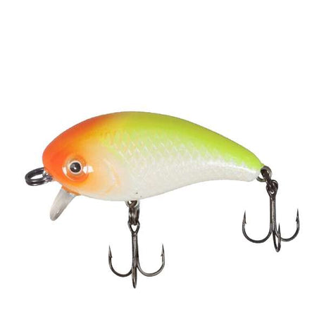 Mann's 1-Minus Wobbler 8cm 26g 0,3m Tiefe Orange Weiß Grün
