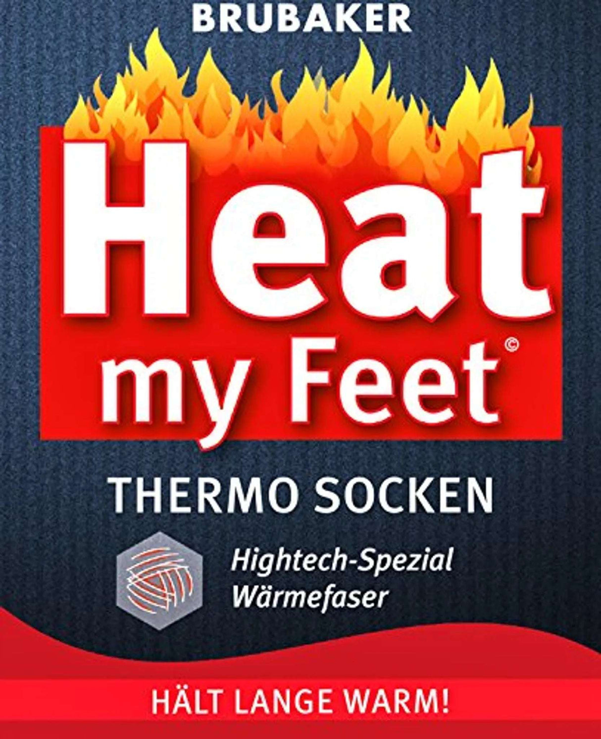 BRUBAKER Thermosocken "Heat my Feet" 2er-Pack