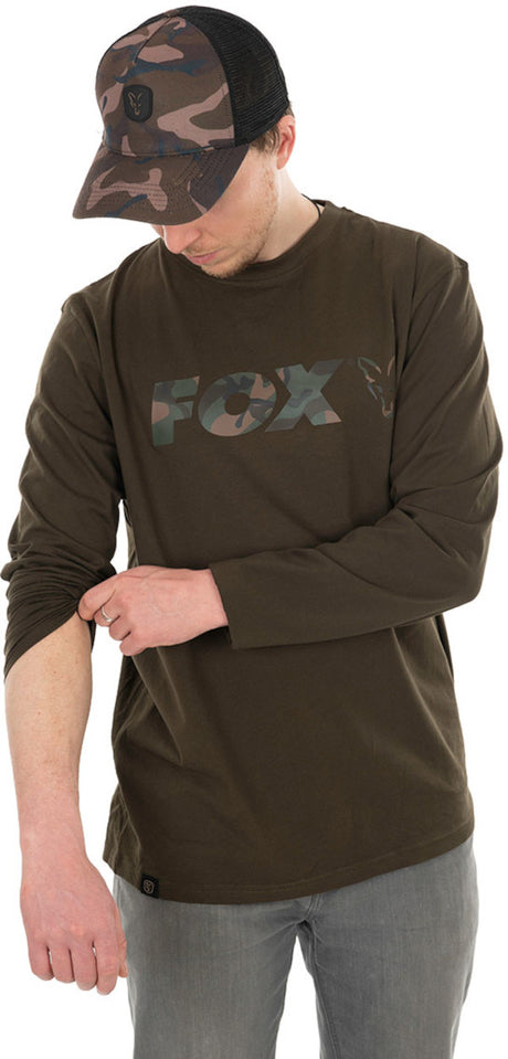 Fox Khaki Camo Langarmshirt XXXL