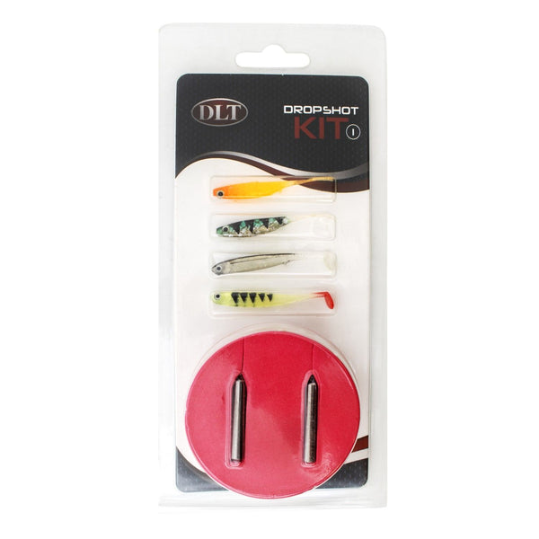 DLT Dropshot Kit Nr. 1 – Komplettset mit Haken, Bleien & Shads