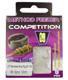 LFT Barbless Stop Rig - 0,20mm - 6 Stk. - 12cm