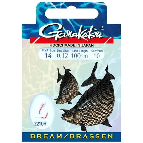 Gamakatsu Booklet Bream Haken 2210R 100cm