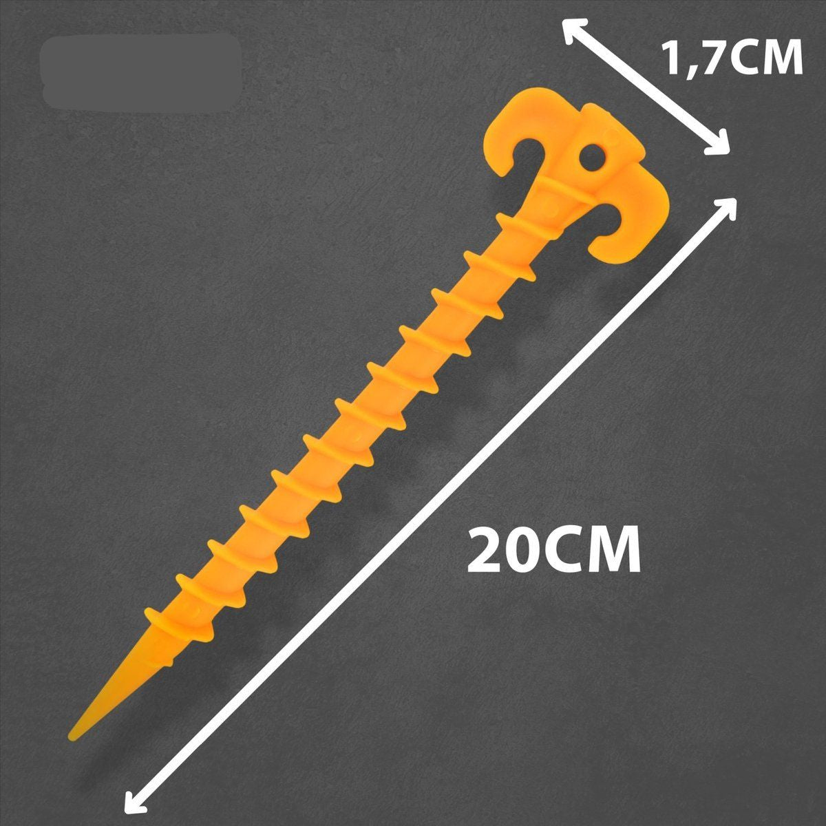 Eurocatch Outdoor-Schraubheringe | Kunststoff-Set | 10 Stück
