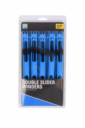 Preston Double Slider Vorfachwickler 22cm Blau