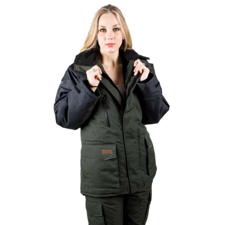 X2 Northpole Expedition Wärmeanzug Grün/Schwarz XXXL