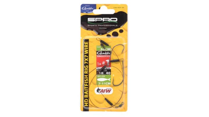 Spro HD Baitfish Rig 30 cm 1xDr Gr. 2 + 1SH 18 kg